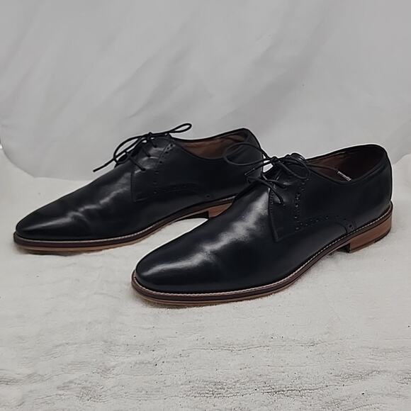 ●JOHNSTON & MURPHY● CONRAD PLAIN TOE ●LEATHER● ELEGANT● OXFORD● MENS 12 VGUC - Picture 1 of 16